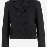Giacca doppiopetto in misto lana CH25WVE70308 001 CHLOE 