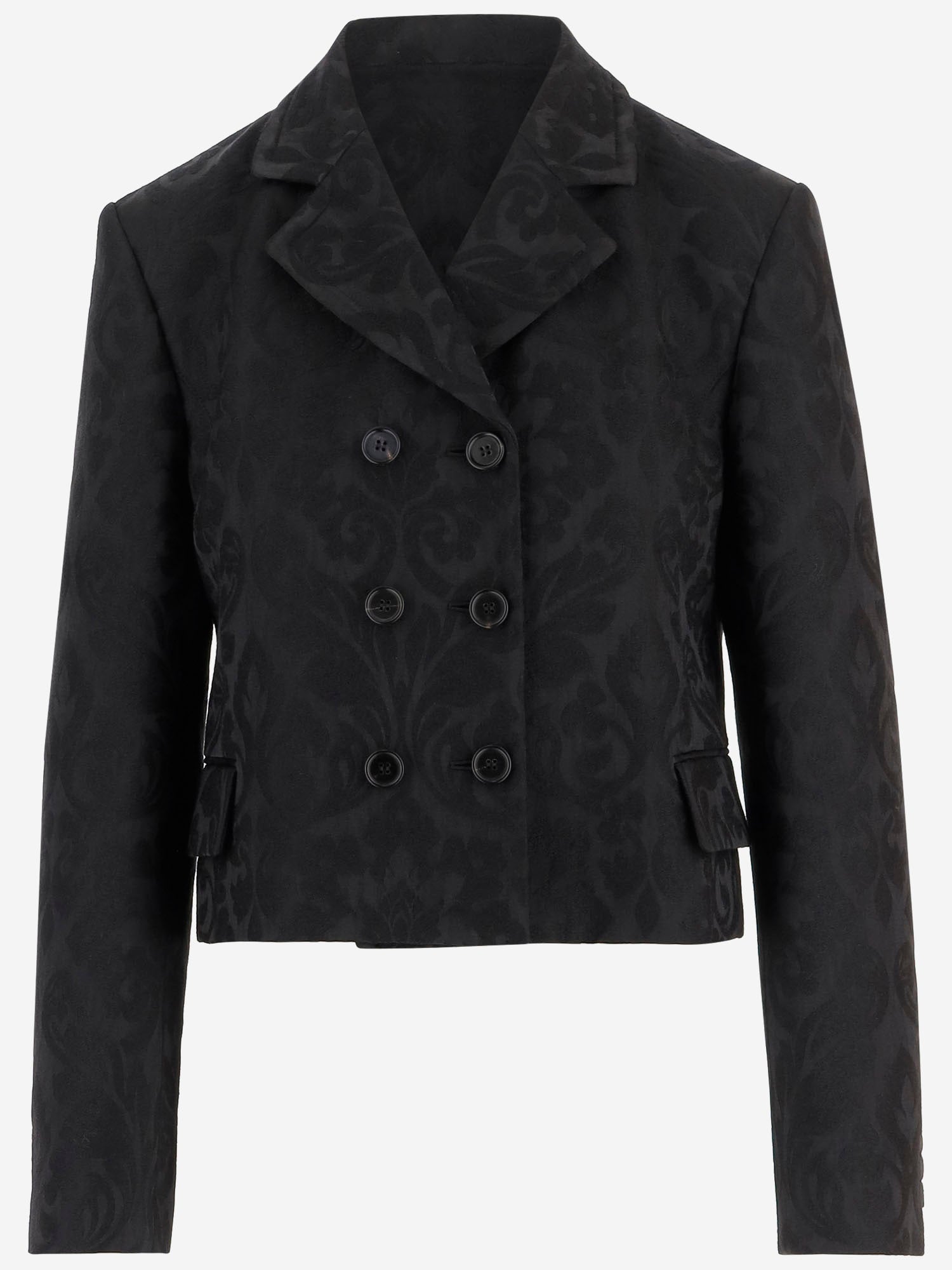 Giacca doppiopetto in misto lana CH25WVE70308 001 CHLOE 