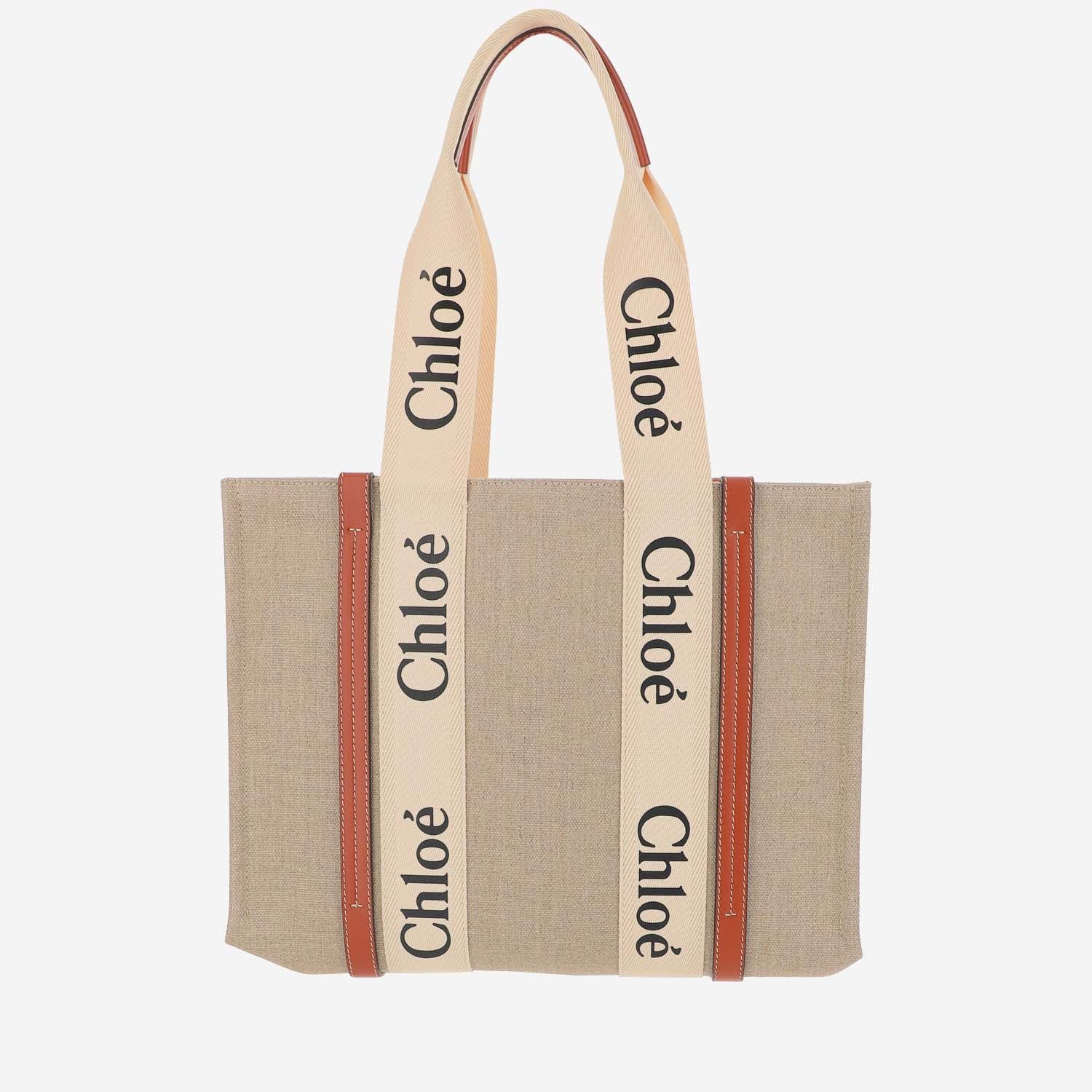 BORSA TOTE MEDIA WOODY CHC22AS383I26 90U CHLOE 