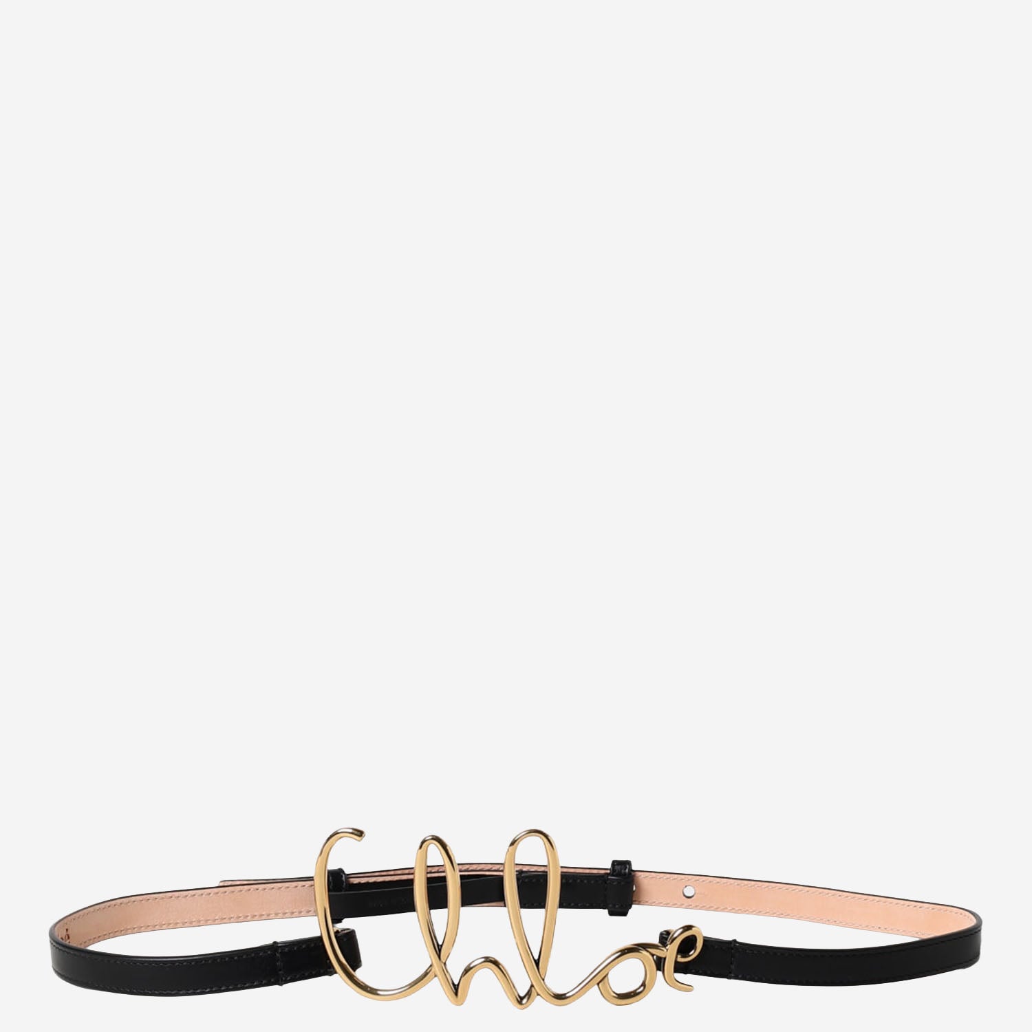 CINTURA PICCOLA ICONICA CON LOGO CHLOÉ CHC24AC066SFB 001 CHLOE 