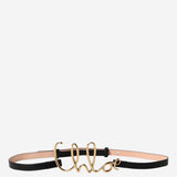 CINTURA PICCOLA ICONICA CON LOGO CHLOÉ CHC24AC066SFB 001 CHLOE 