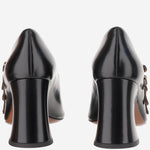 DÉCOLLETÉ JANIS IN PELLE LUCIDA CHC25A11COL 001 CHLOE 