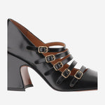 DÉCOLLETÉ JANIS IN PELLE LUCIDA CHC25A11COL 001 CHLOE 