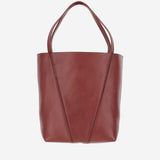 TOTE BAG CHLOÉ SPIN IN PELLE GRANATA CHC25SS811N84 6AW CHLOE 
