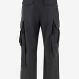 PANTALONI CARGO IN LANA MTR19 FAW020075 DARKPARK 