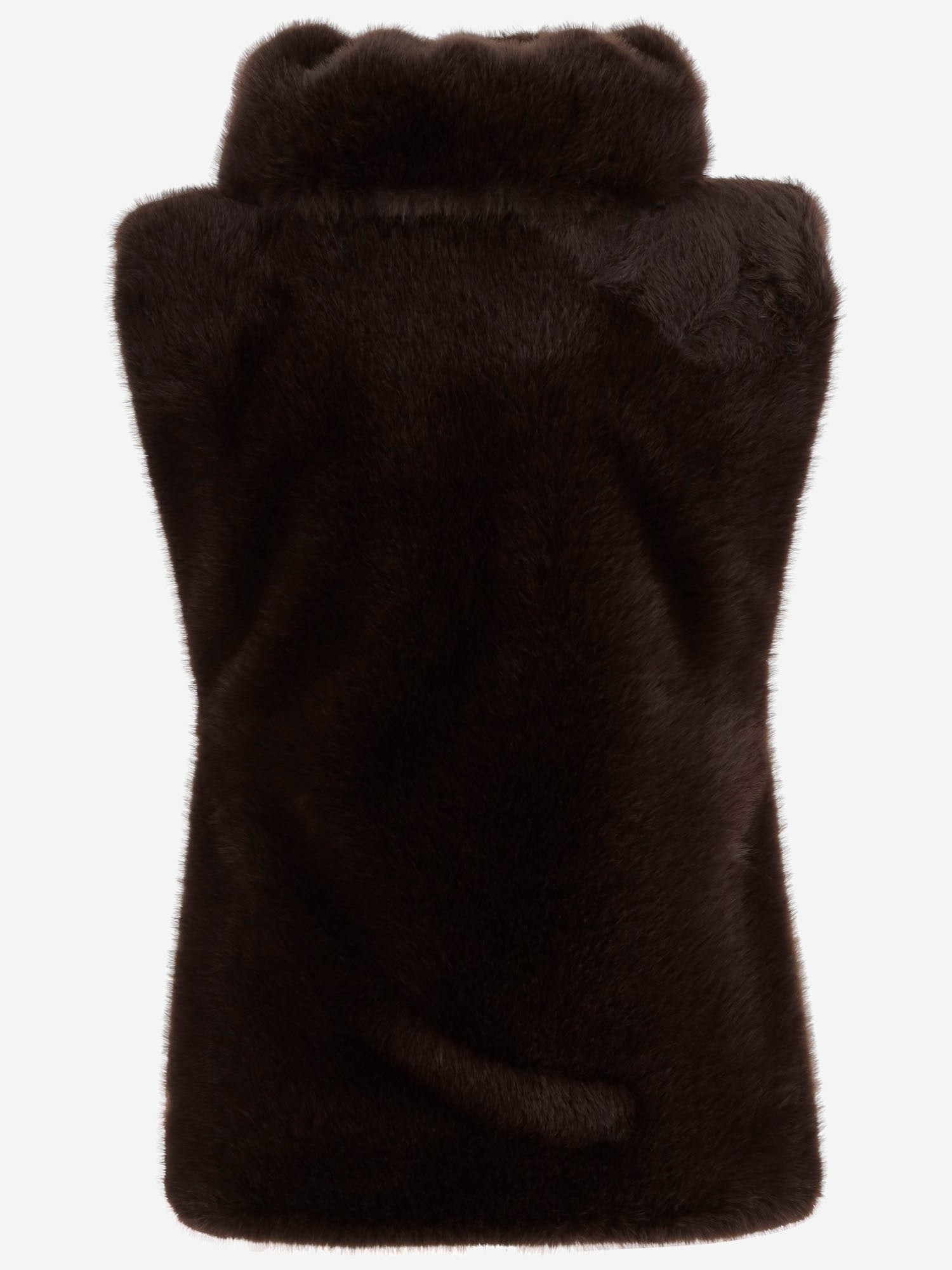 GILET IN PELLICCIA SINTETICA WJA23 FLT070080 DARKPARK 