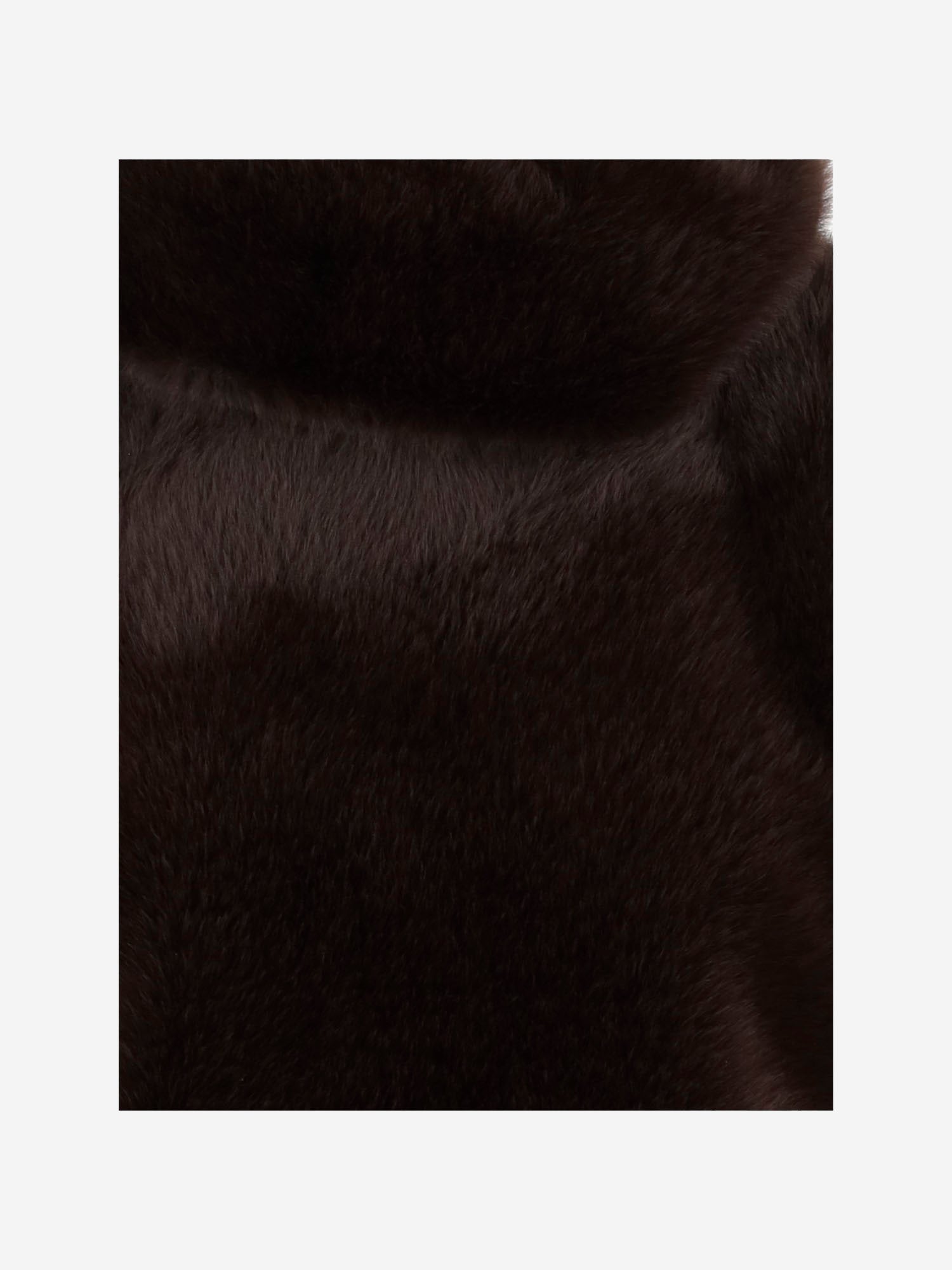 GILET IN PELLICCIA SINTETICA WJA23 FLT070080 DARKPARK 