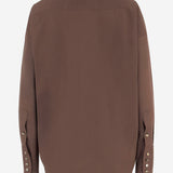 CAMICIA OVERSIZE IN MISTO COTONE STRETCH WSH21 FAC1210080 DARKPARK 