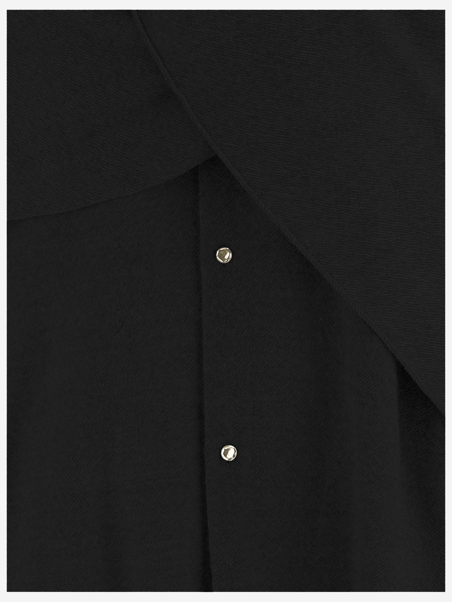 CAMICIA IN LANA CON SCIALLE COORDINATO WSH24 FAW280099 DARKPARK 