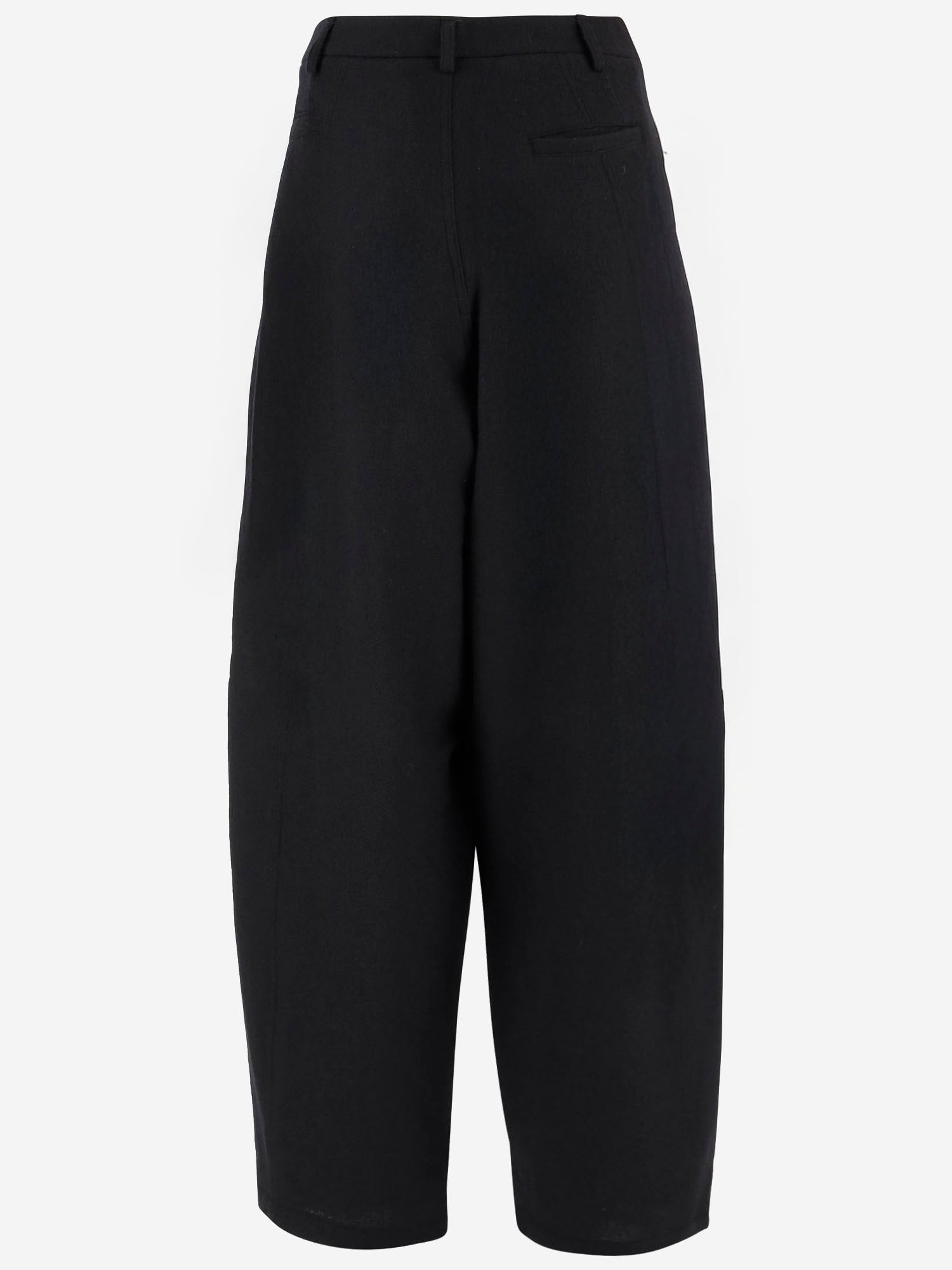 PANTALONI PHEBE IN LANA A GAMBA AMPIA<BR/> WTR36 FAW280099 DARKPARK 