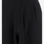 PANTALONI PHEBE IN LANA A GAMBA AMPIA<BR/> WTR36 FAW280099 DARKPARK 