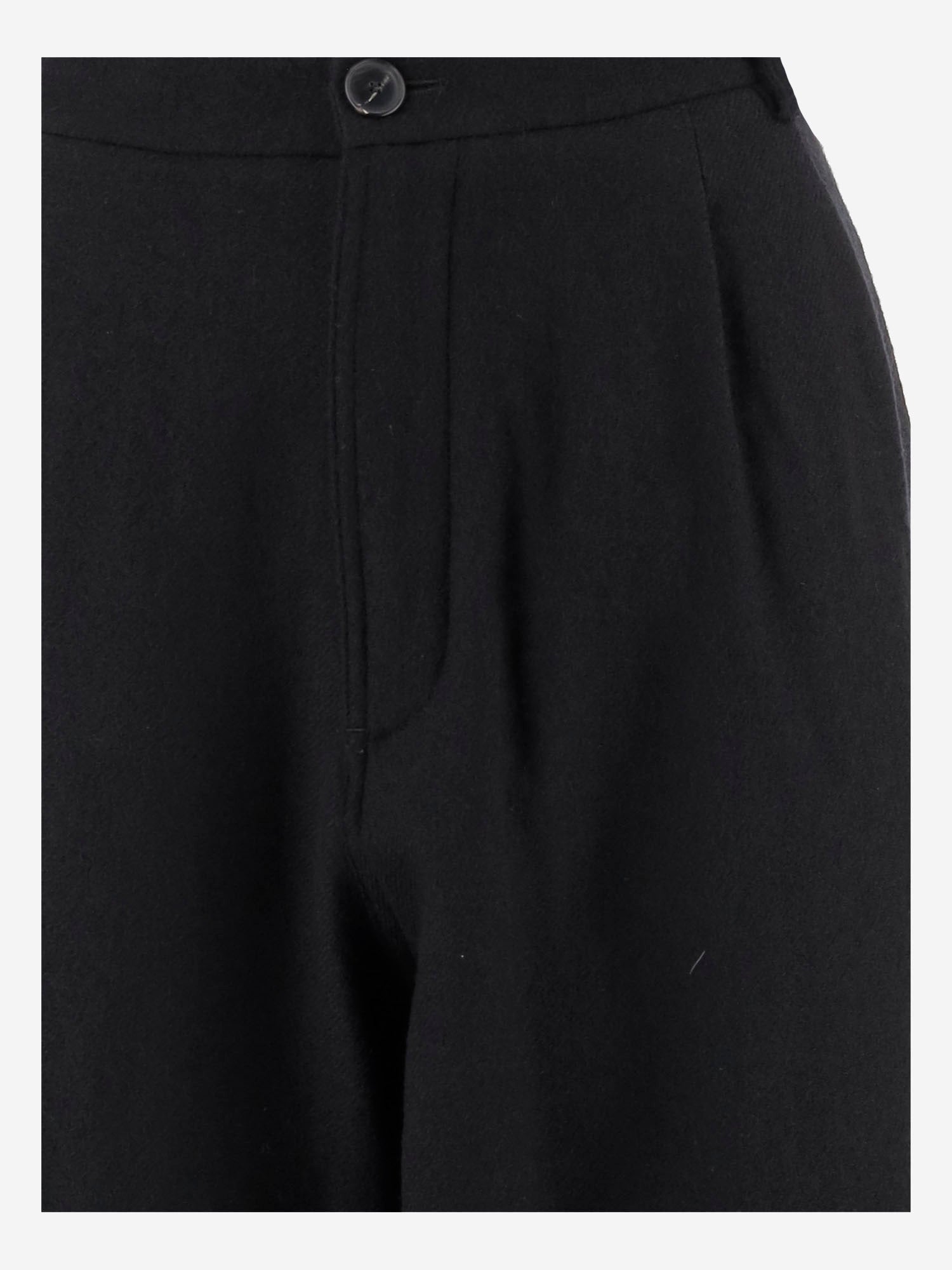PANTALONI PHEBE IN LANA A GAMBA AMPIA<BR/> WTR36 FAW280099 DARKPARK 