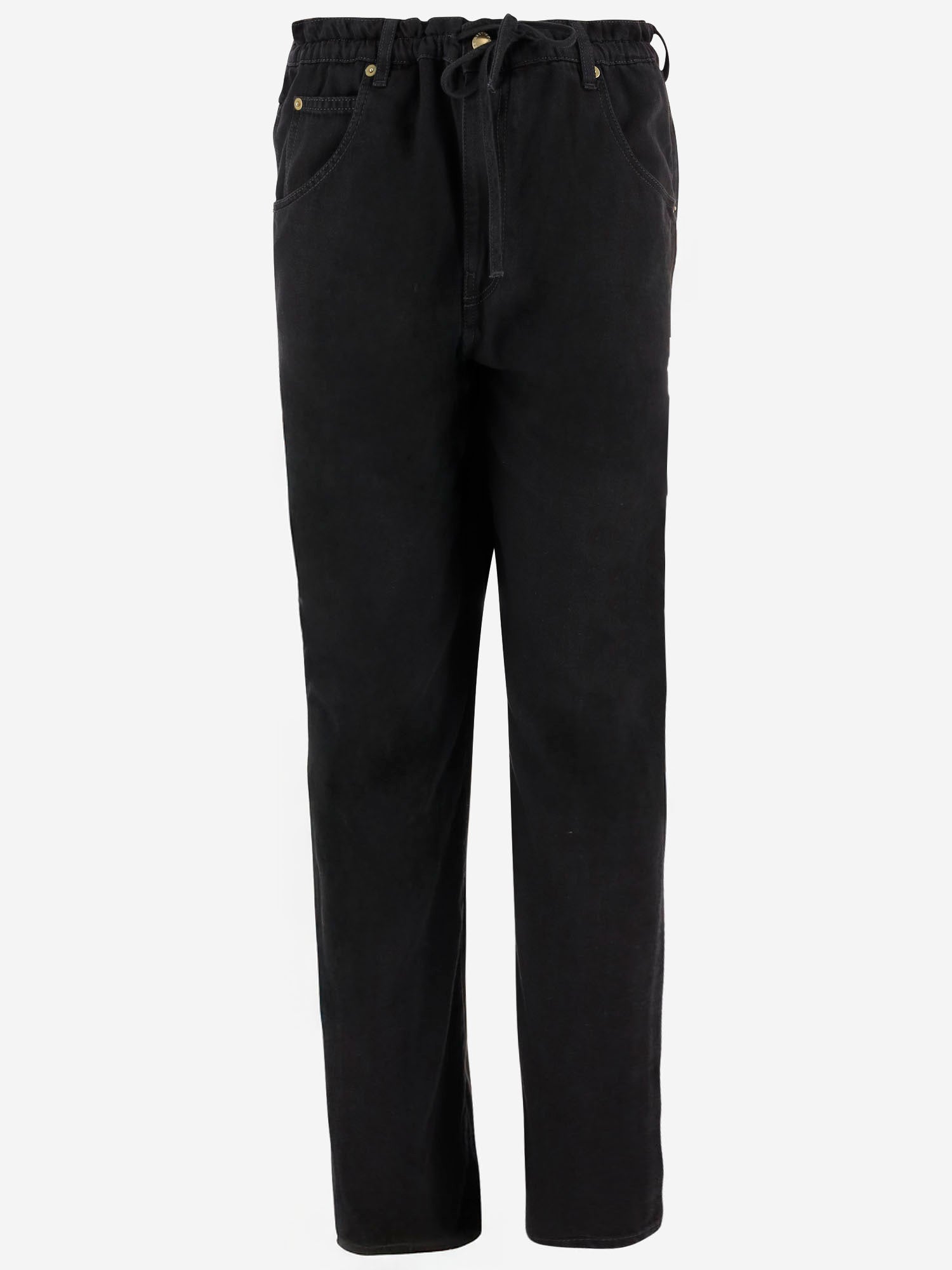 PANTALONI IRIS IN COTONE E LYOCELL CON COULISSE WTR37 TBK010099 DARKPARK 