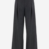 PANTALONI OVERSIZE IN LANA CON COULISSE WTR42 FAW020075 DARKPARK 