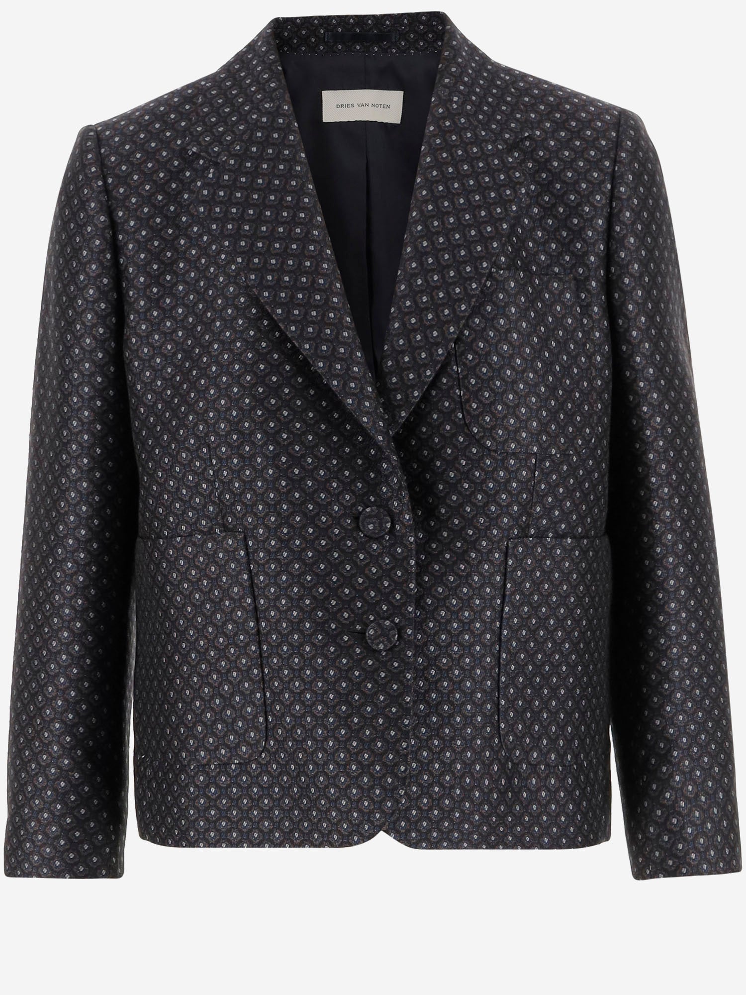 GIACCA IN MISTO LANA 010403 2351509 DRIES VAN NOTEN 