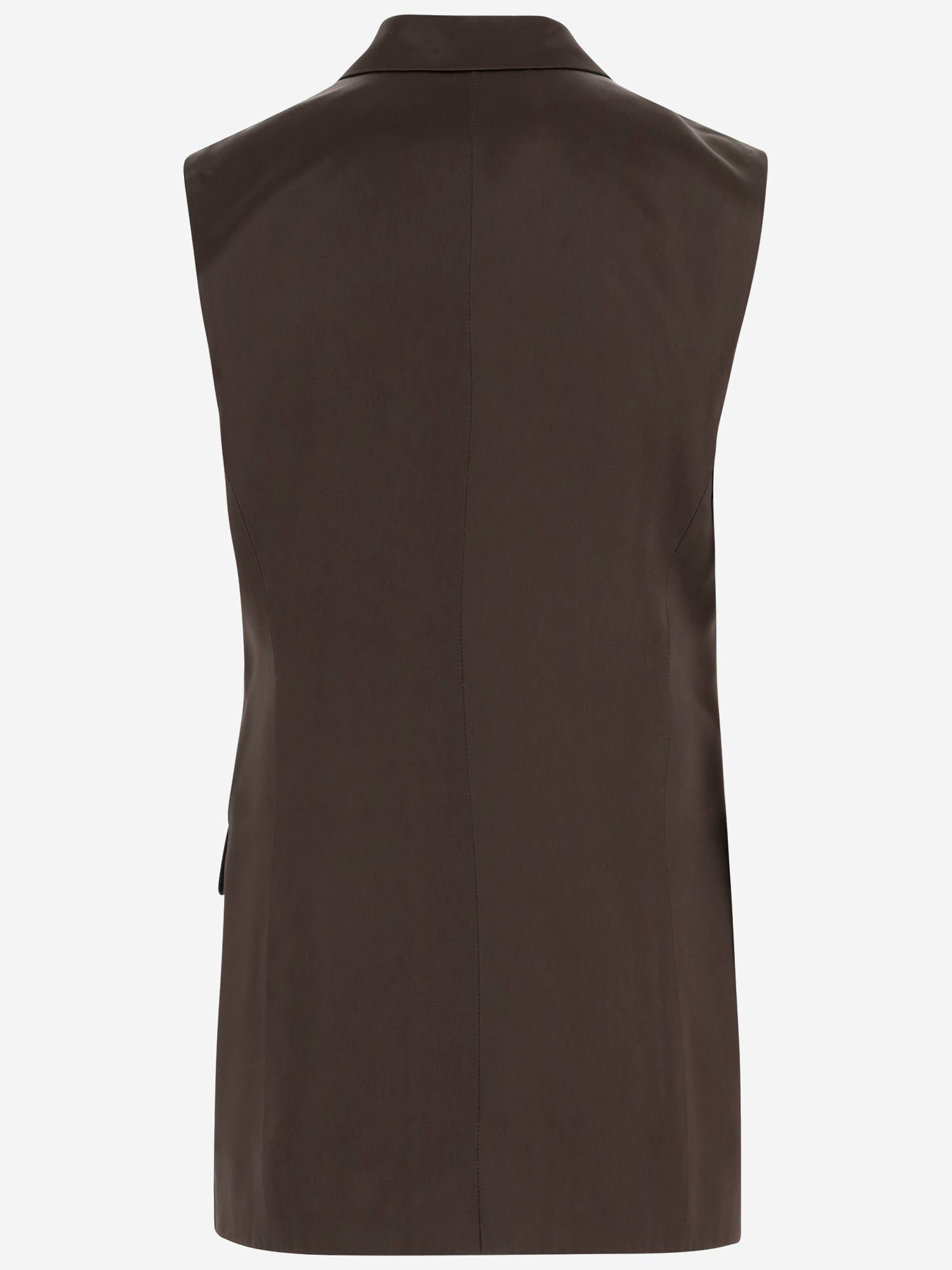 GILET IN VISCOSA CON REVER 010436 2071606* DRIES VAN NOTEN 