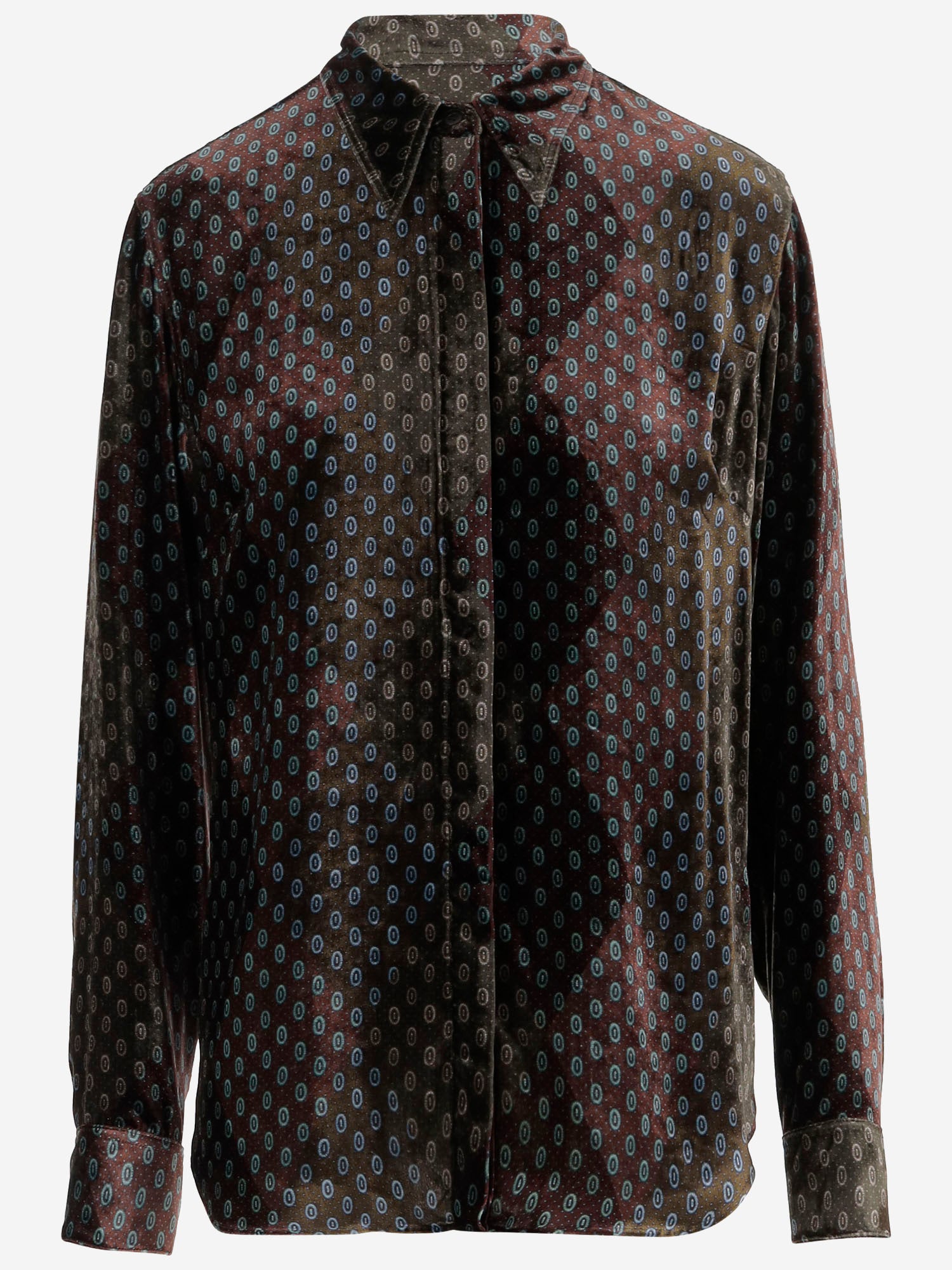 CAMICIA IN viscosa CON STAMPA FANTASIA 010706 2254606 DRIES VAN NOTEN 