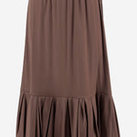 Gonna lunga in seta stretch 010861 2032703 DRIES VAN NOTEN 