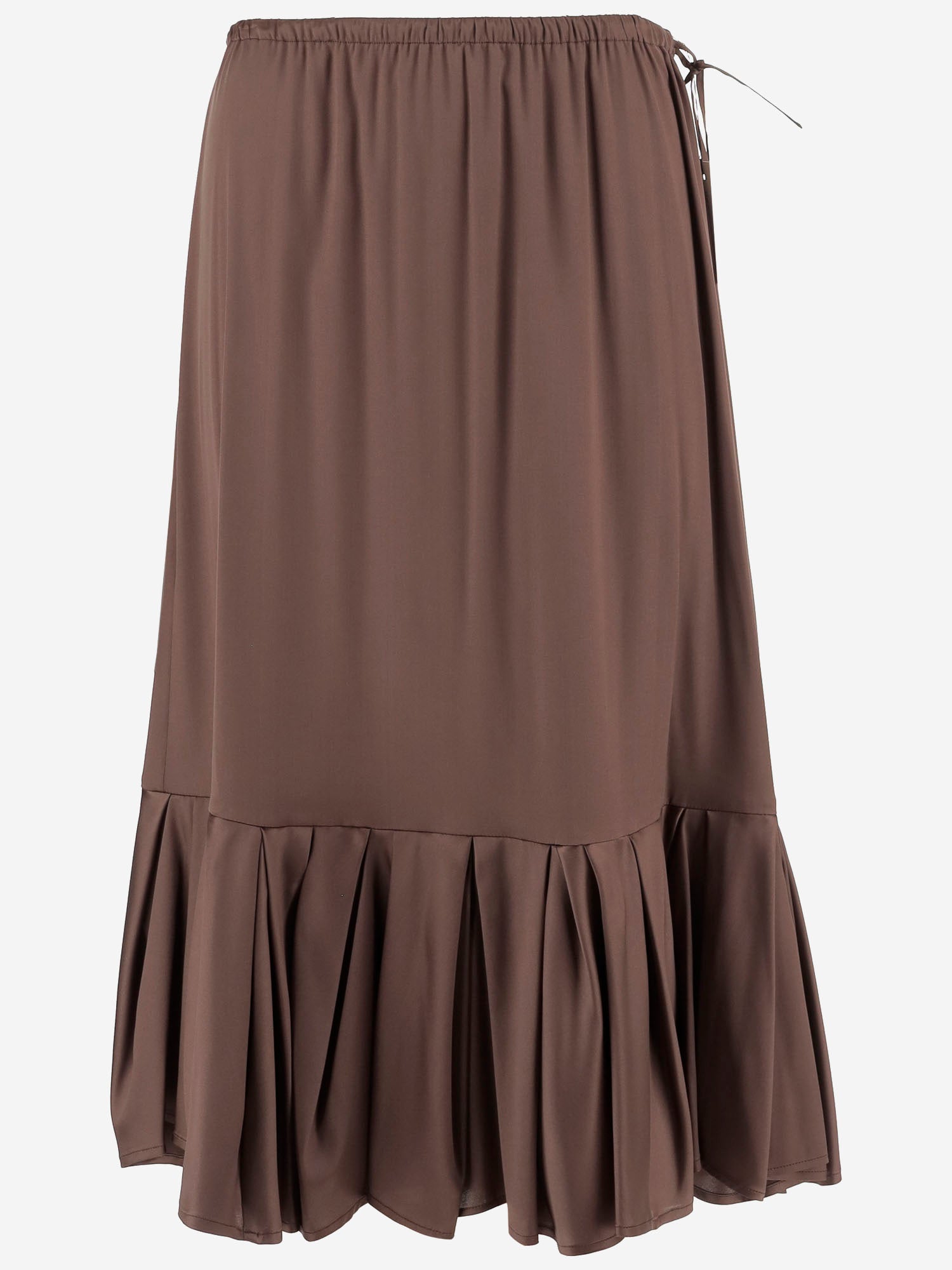 Gonna lunga in seta stretch 010861 2032703 DRIES VAN NOTEN 