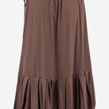 Gonna lunga in seta stretch 010861 2032703 DRIES VAN NOTEN 