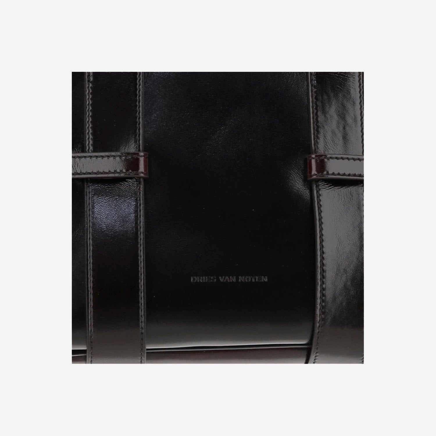 BORSA A SPALLA IN PELLE LUCIDA 011547 118704 DRIES VAN NOTEN 