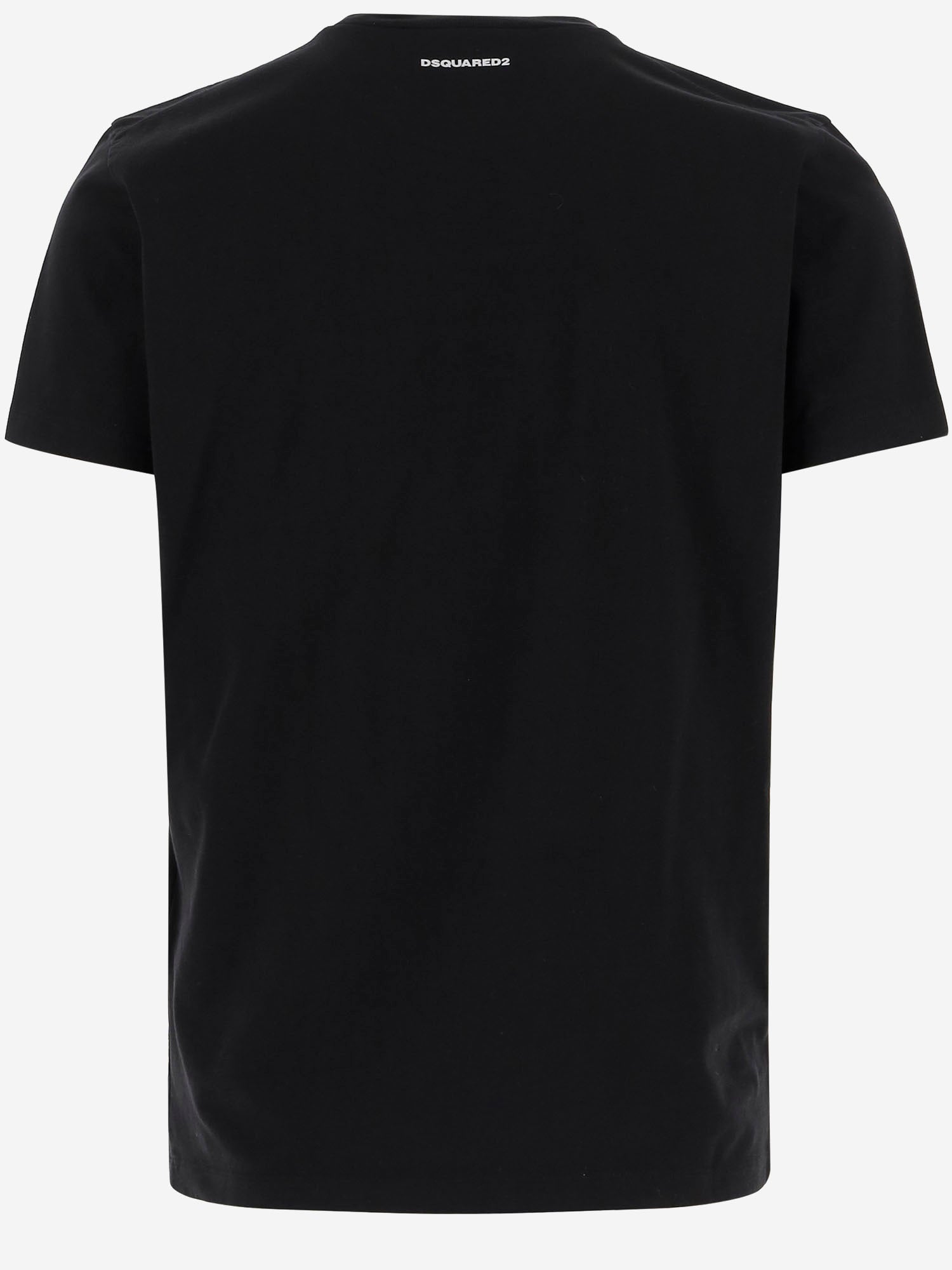 T-SHIRT IN COTONE CON STAMPA S74GD1451 D20020900 DSQUARED2 