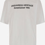 T-SHIRT IN COTONE CON LOGO S74GD1456 D20020100 DSQUARED2 