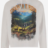 FELPA IN COTONE CON STAMPA S74GU0899 S25516100 DSQUARED2 