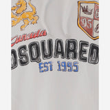 FELPA IN COTONE CON STAMPA S74GU0901 S25030100 DSQUARED2 