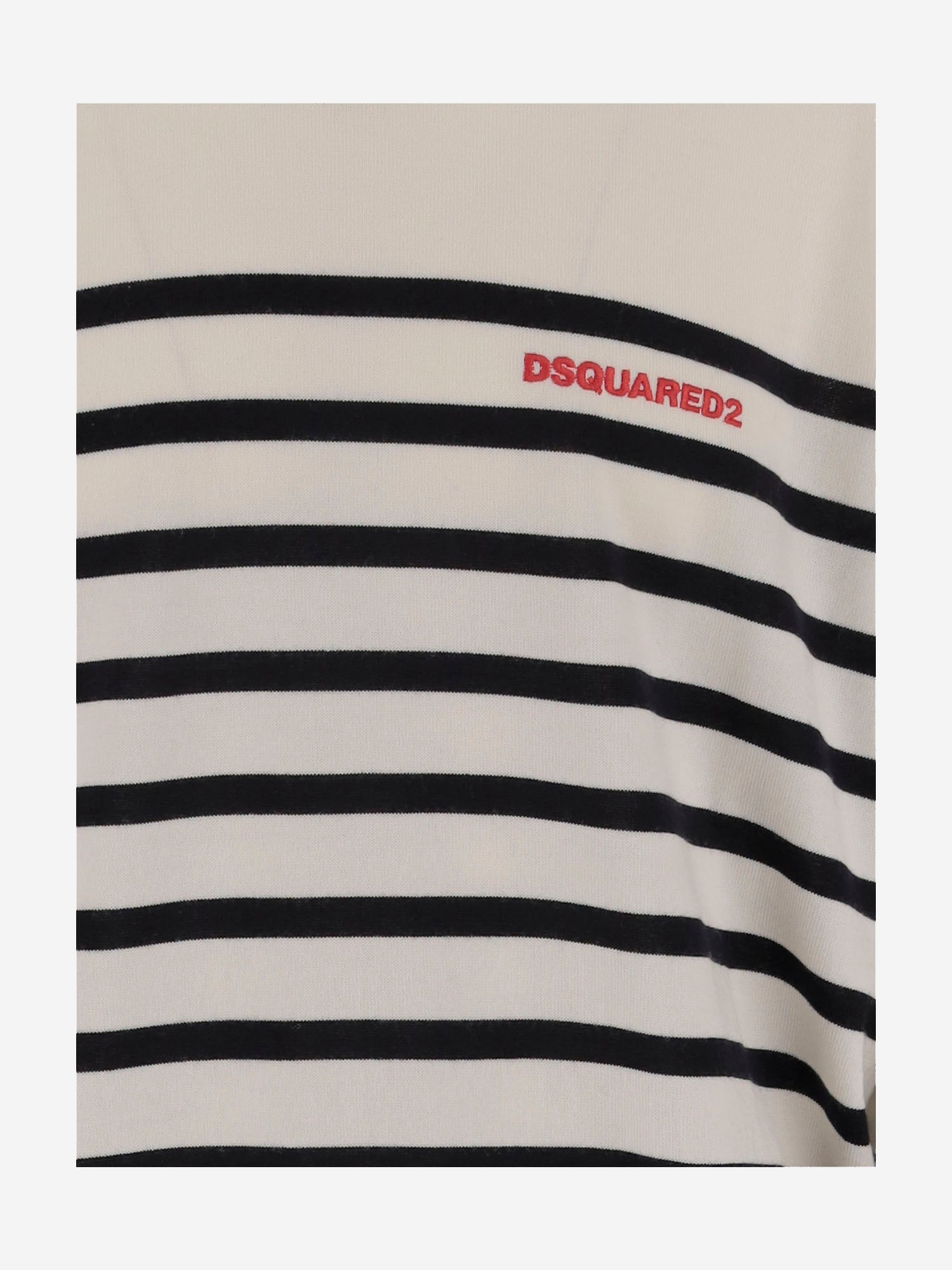MAGLIONE IN LANA CON MOTIVO A RIGHE S74HA1560 D13153961 DSQUARED2 