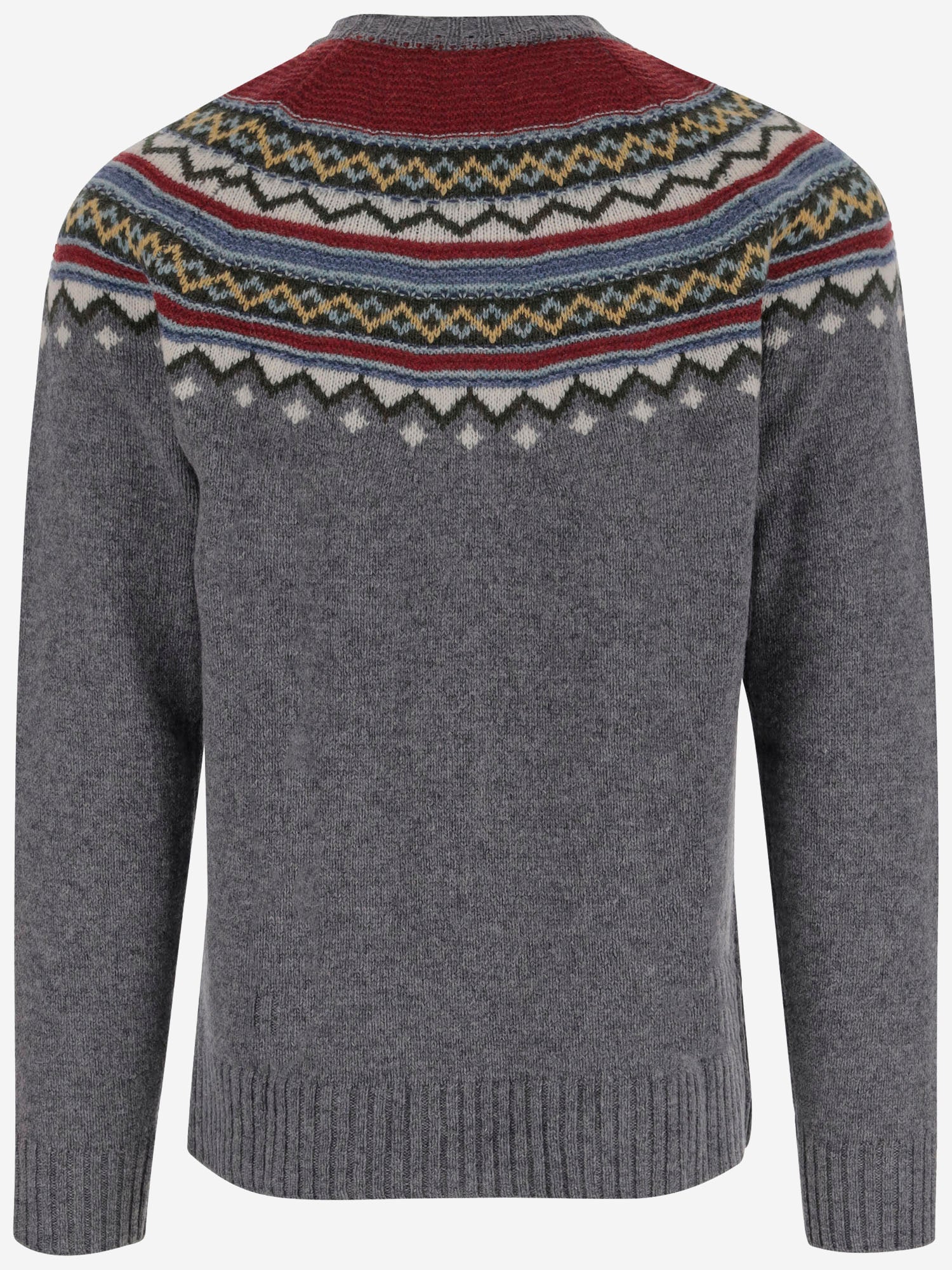 MAGLIONE IN LANA CON MOTIVO GEOMETRICO S74HA1570 D13156962 DSQUARED2 