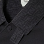 CAPPA FF IN LANA E SETA CON BOTTONI IN MADREPERLA FF6144 A5HDF1FL8 FENDI 