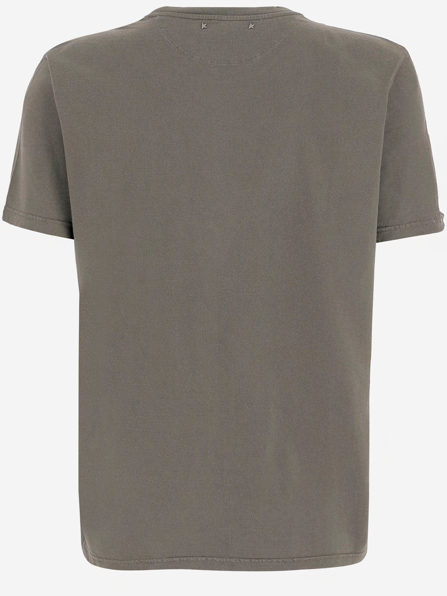 T-SHIRT IN COTONE CON LOGO GMP01220 P00067135479 GOLDEN GOOSE 