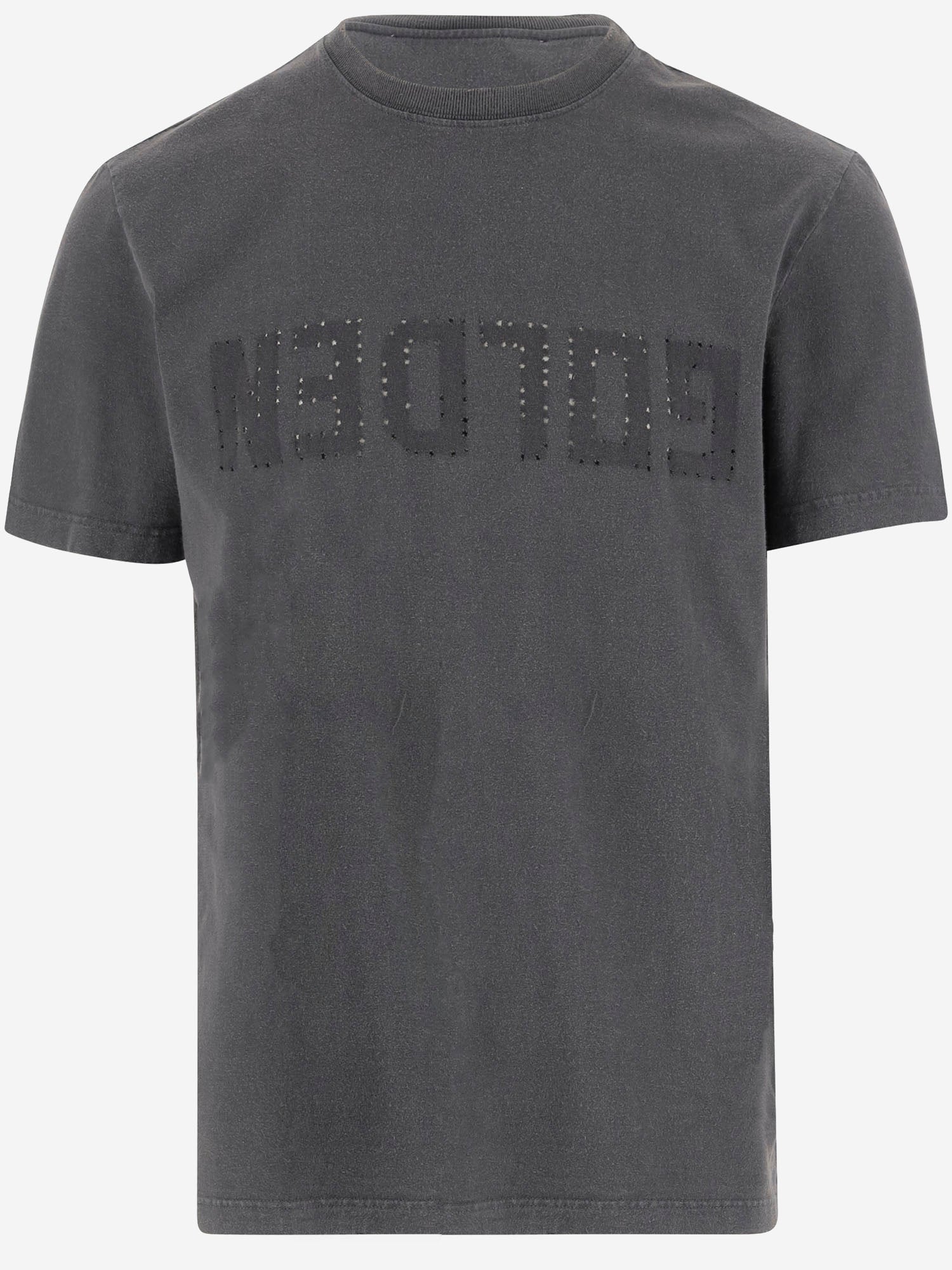 T-SHIRT IN COTONE CON LOGO GMP01220 P00067160318 GOLDEN GOOSE 