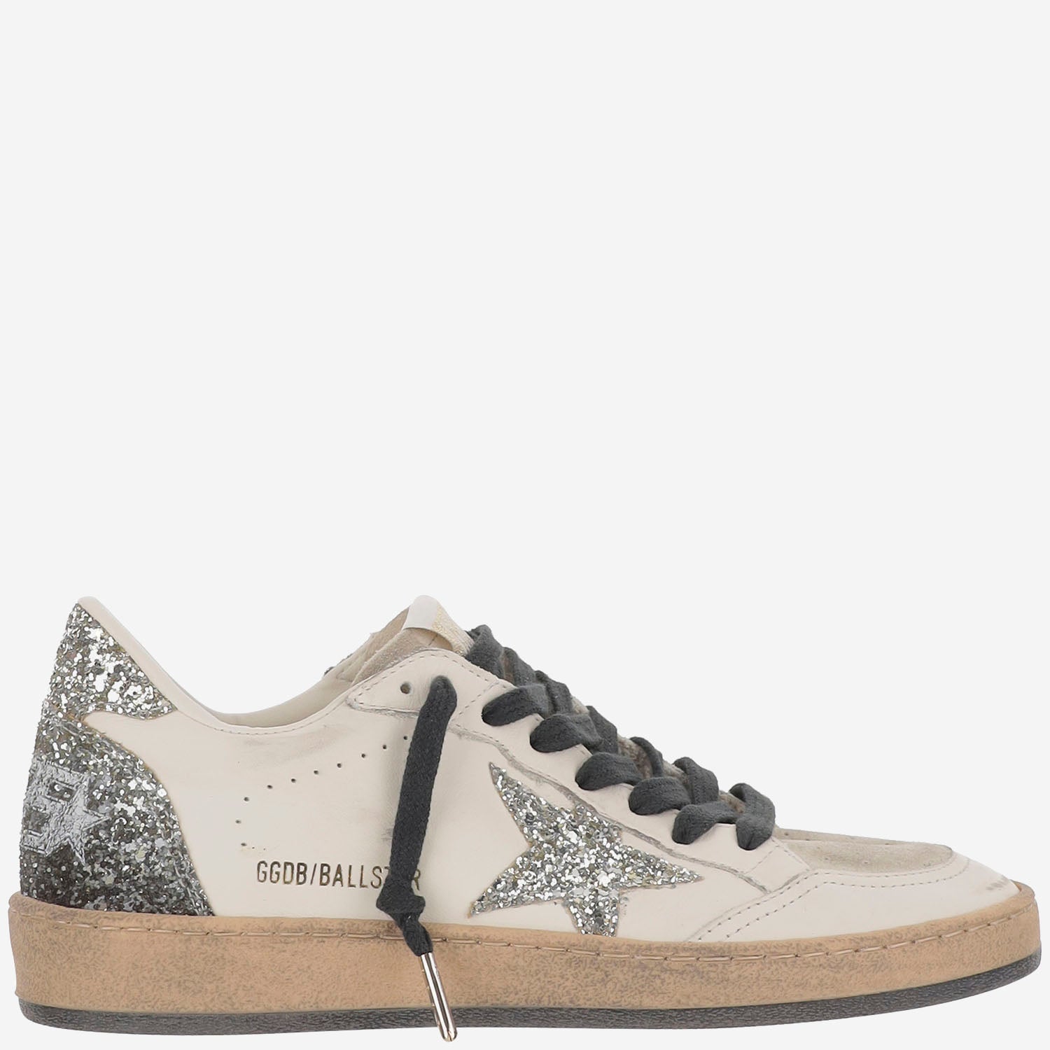 SNEAKERS BALL STAR CON GLITTER GWF00117 F00747212274 GOLDEN GOOSE 
