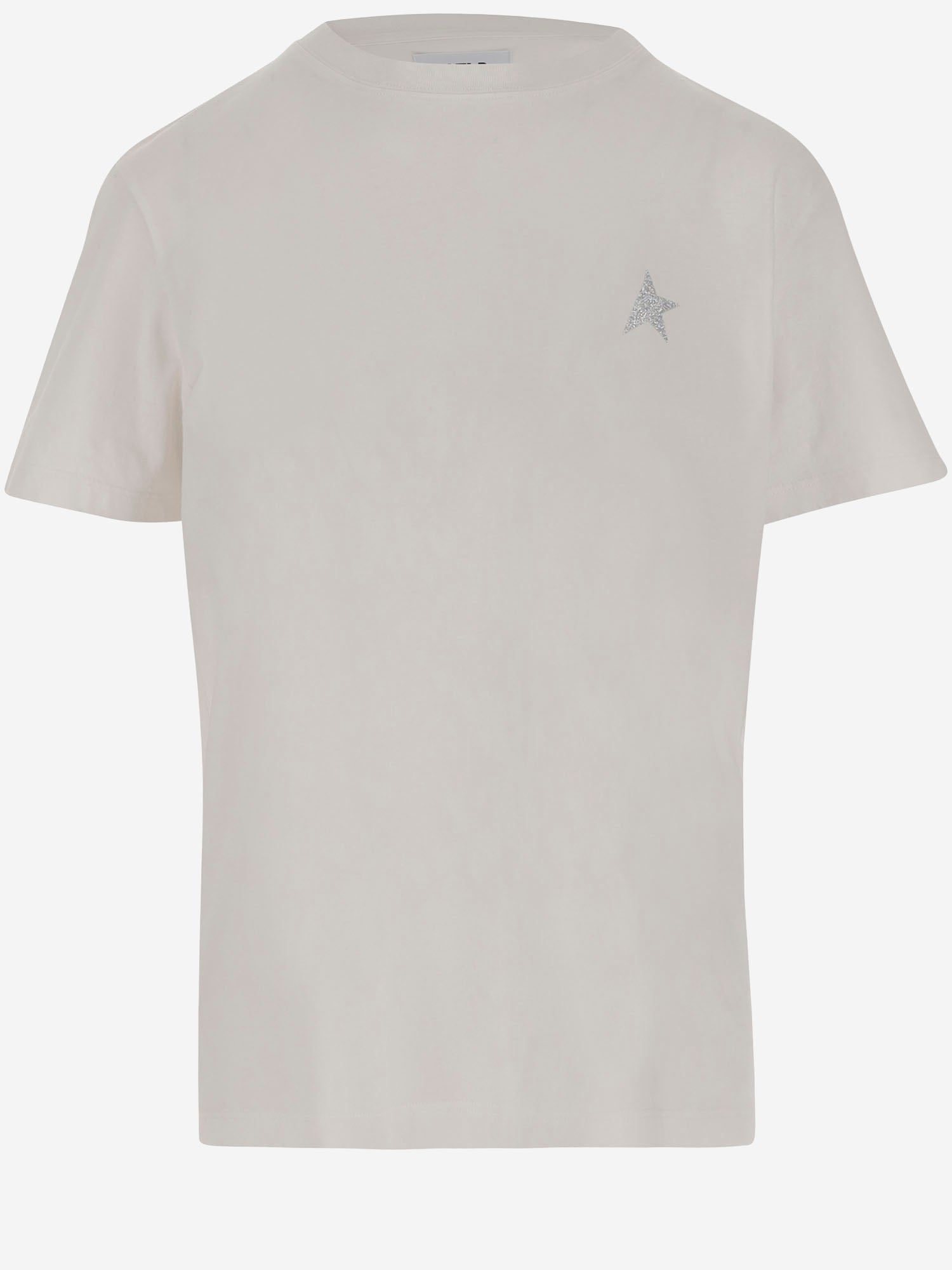 T-SHIRT IN COTONE CON LOGO GWP01220 P00059480185 GOLDEN GOOSE 