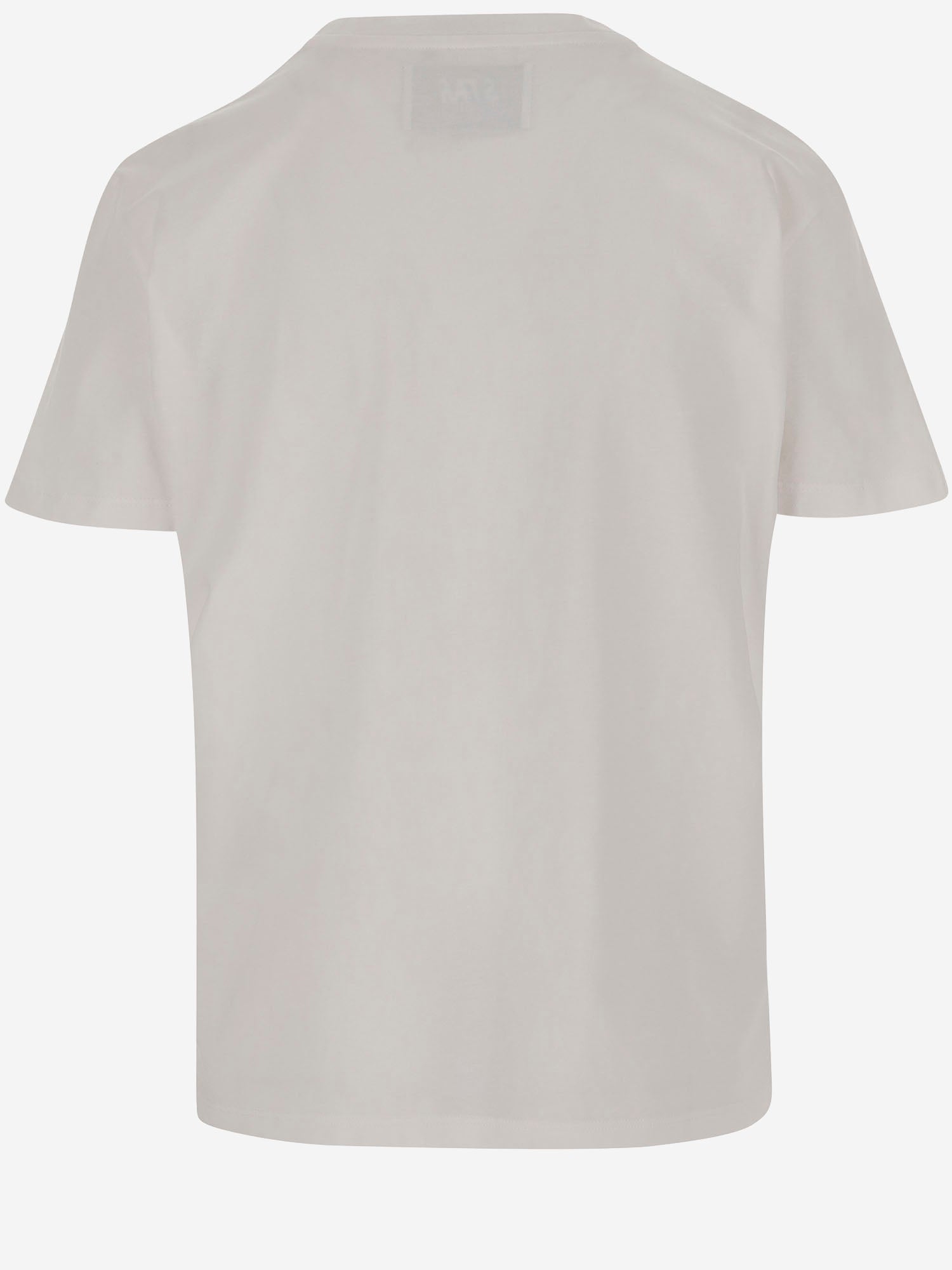 T-SHIRT IN COTONE CON LOGO GWP01220 P00059480185 GOLDEN GOOSE 