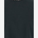 T-SHIRT IN COTONE CON CRISTALLI GWP01874 P00189790456 GOLDEN GOOSE 