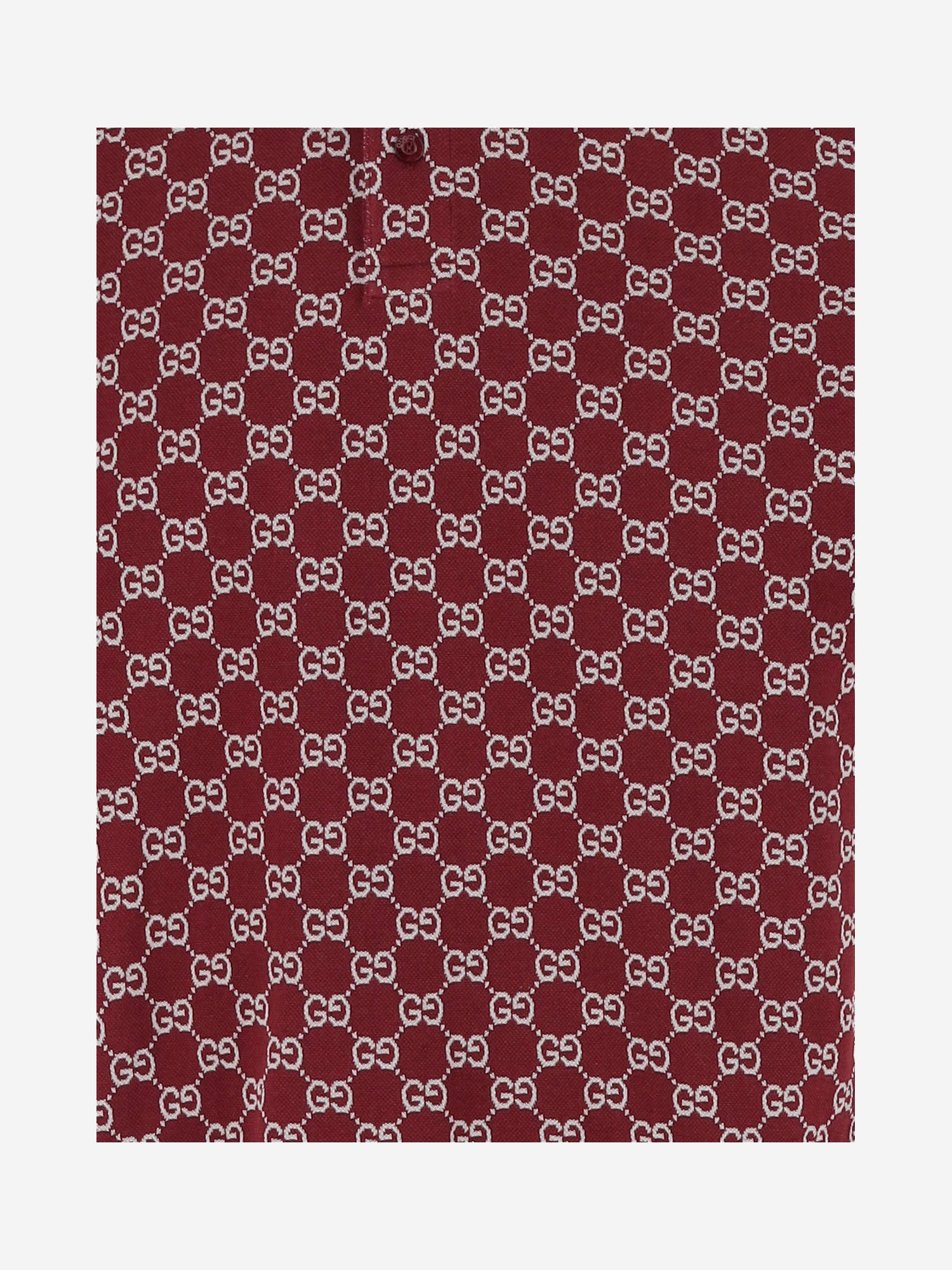 Polo in piquet di cotone GG 788024 XJHHN6320 GUCCI 