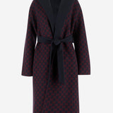 CAPPOTTO REVERSIBILE IN MISTO LANA E SETA GG 793634 ZAQW04692 GUCCI 