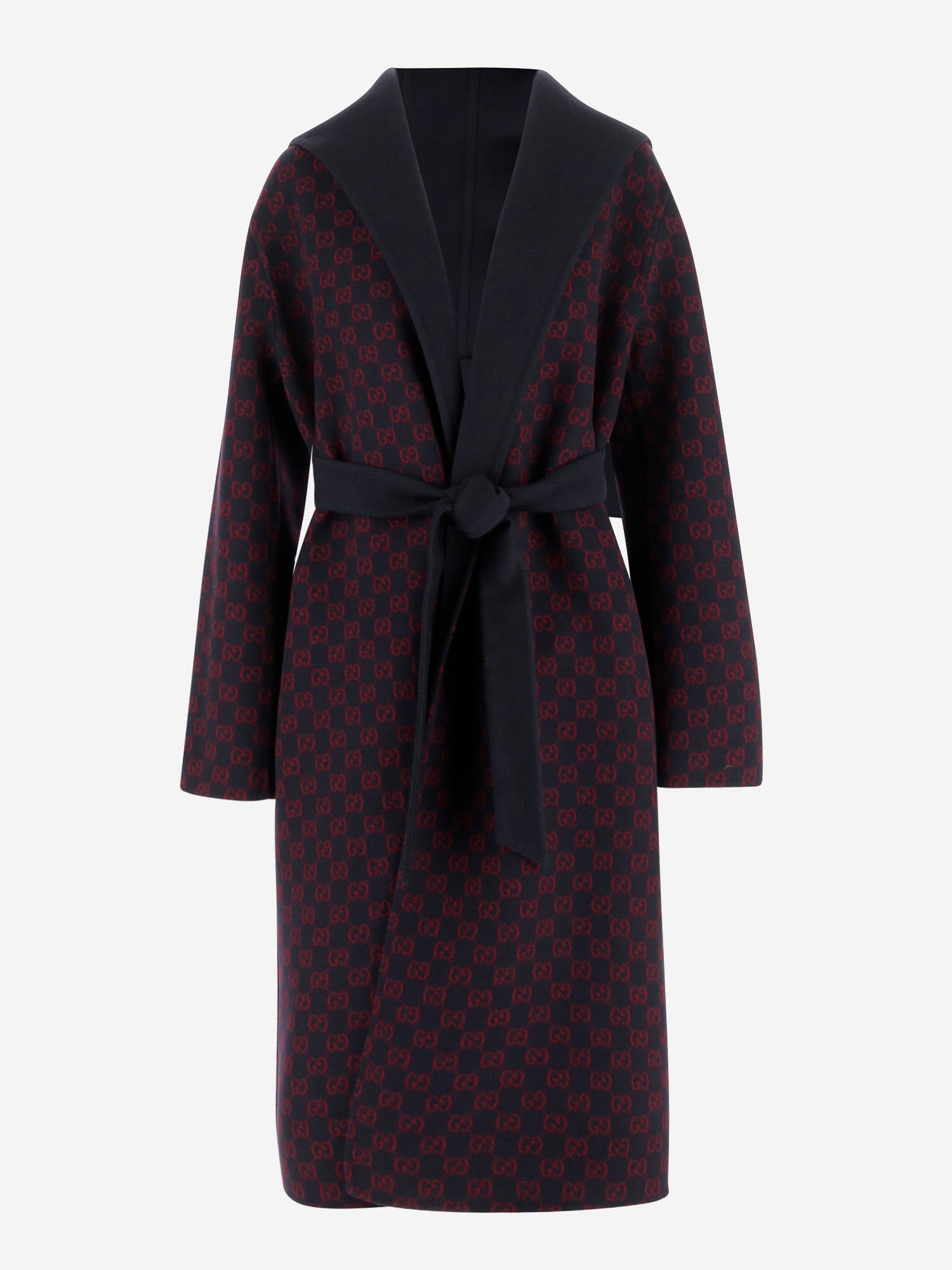 CAPPOTTO REVERSIBILE IN MISTO LANA E SETA GG 793634 ZAQW04692 GUCCI 