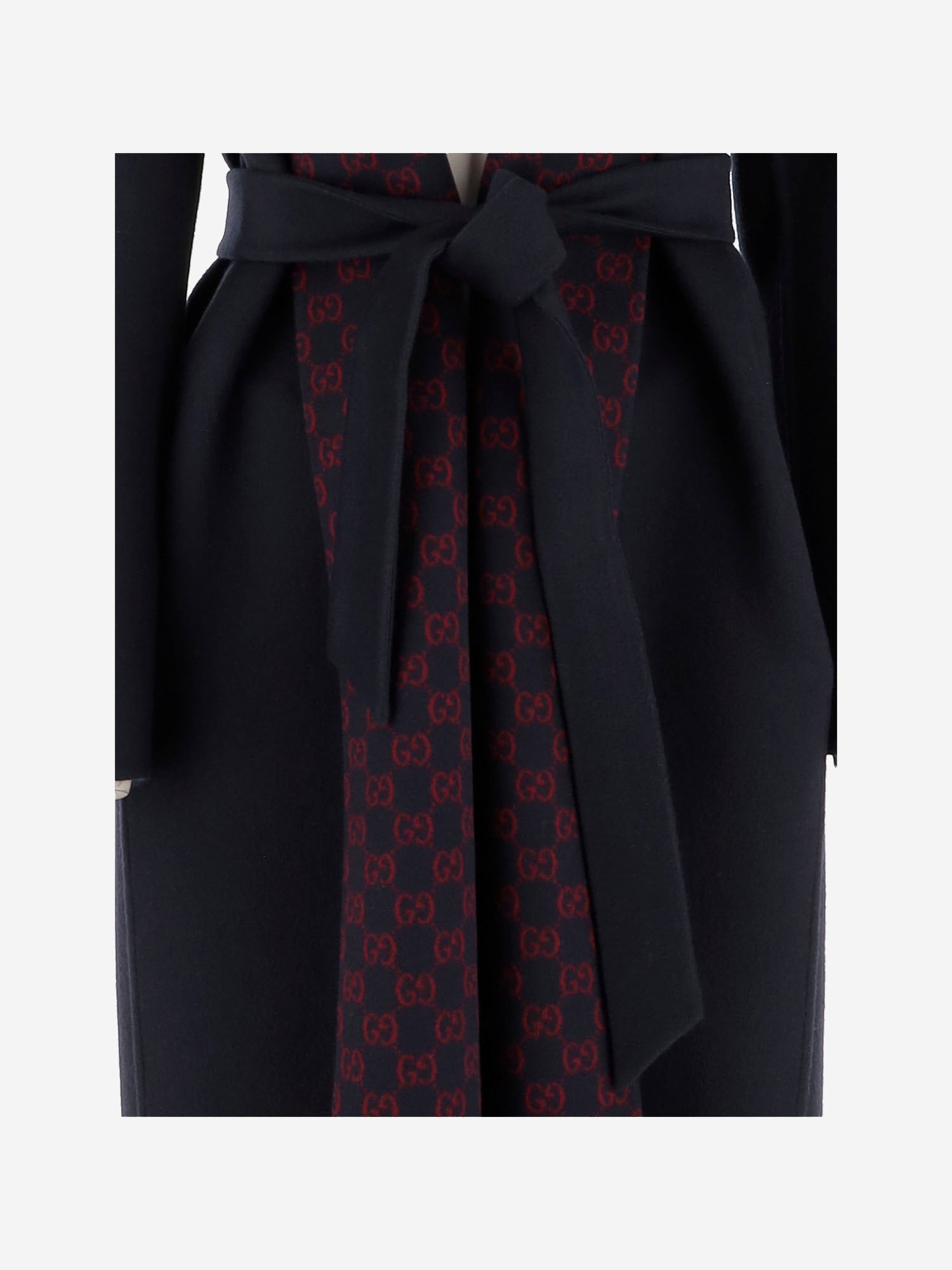CAPPOTTO REVERSIBILE IN MISTO LANA E SETA GG 793634 ZAQW04692 GUCCI 