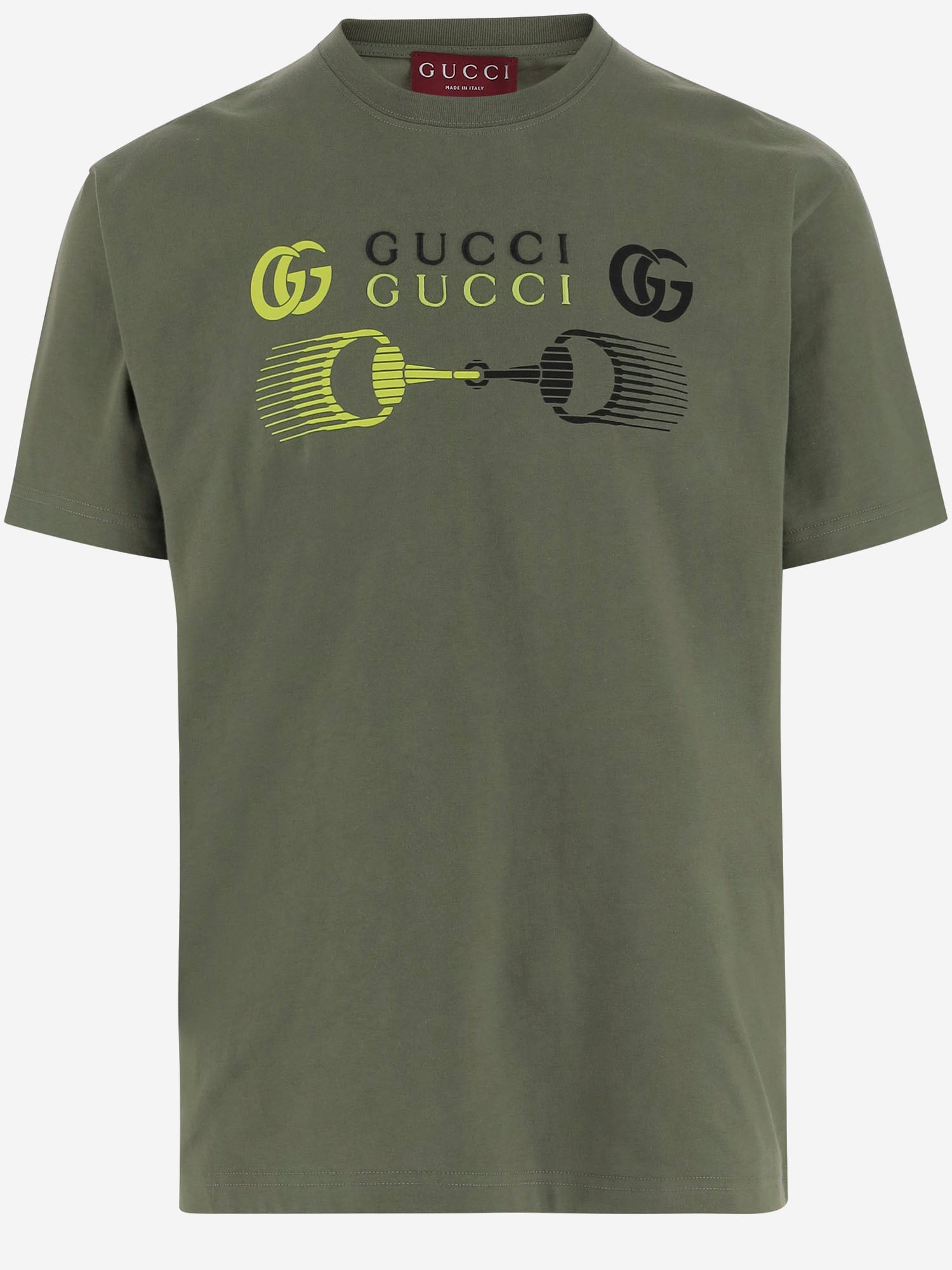 T-SHIRT IN COTONE CON LOGO 796395 XJHC93254 GUCCI 