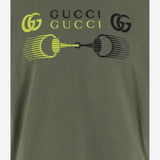 T-SHIRT IN COTONE CON LOGO 796395 XJHC93254 GUCCI 