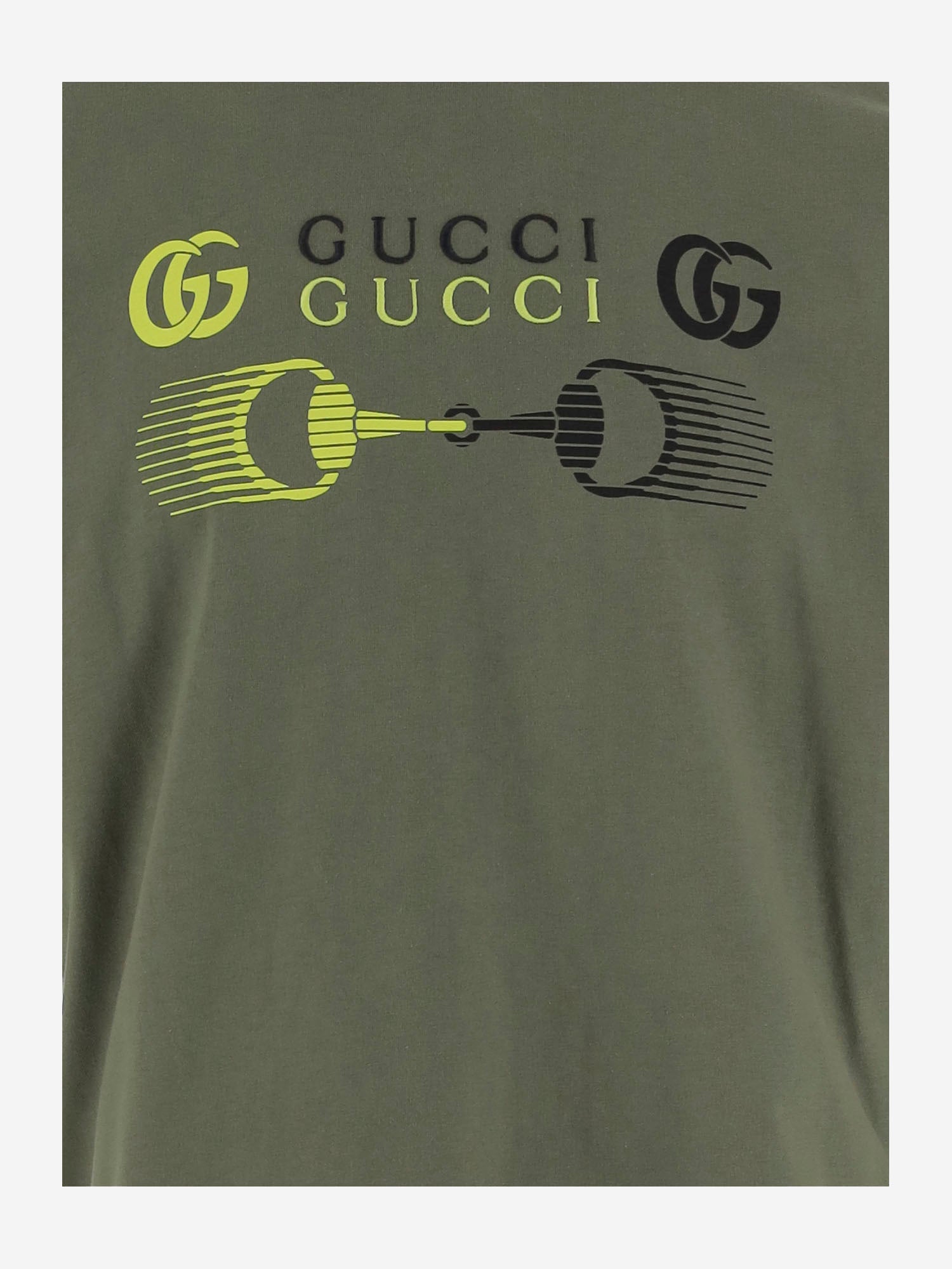T-SHIRT IN COTONE CON LOGO 796395 XJHC93254 GUCCI 