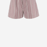 PANTALONI CORTI IN COTONE CON MOTIVO A RIGHE 810783 Z7AR09081 GUCCI 