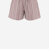 PANTALONI CORTI IN COTONE CON MOTIVO A RIGHE 810783 Z7AR09081 GUCCI 