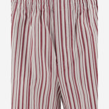 PANTALONI CORTI IN COTONE CON MOTIVO A RIGHE 810783 Z7AR09081 GUCCI 