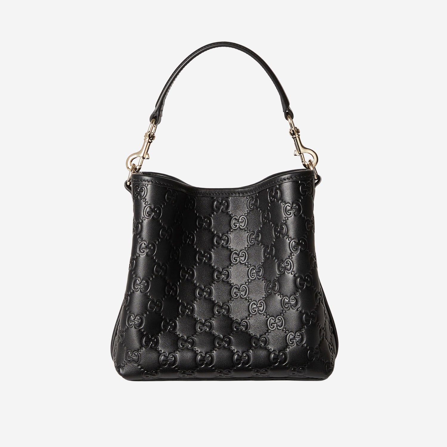 Borsa a secchiello GG Emblem piccola 815118 AAFDV1000 GUCCI 