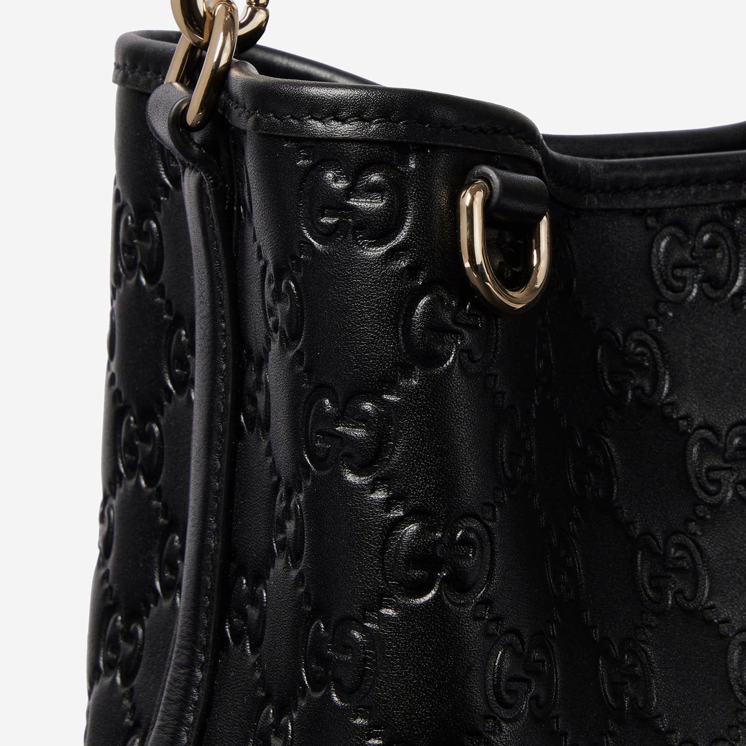 Borsa a secchiello GG Emblem piccola 815118 AAFDV1000 GUCCI 